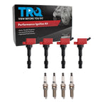 TRQ Performance Ignition Coil & Spark Plug Kit 8 Piece