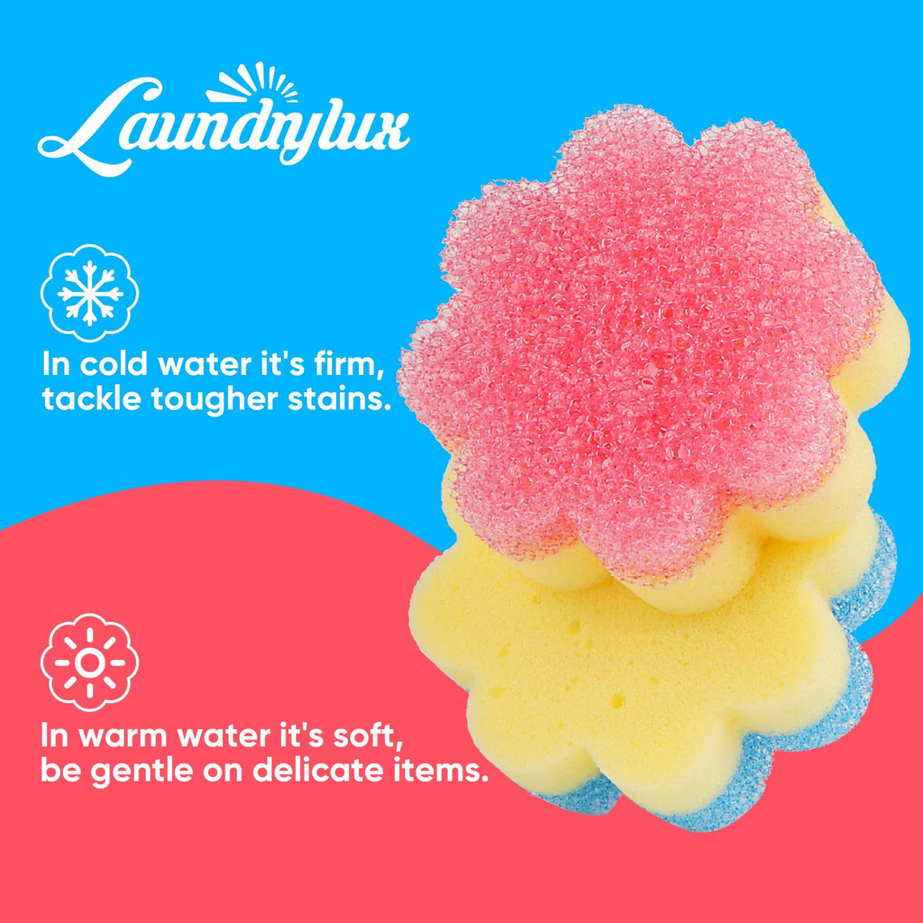 Scrub Sponge, Dual-Sided Temperature-Responsive Scrubber