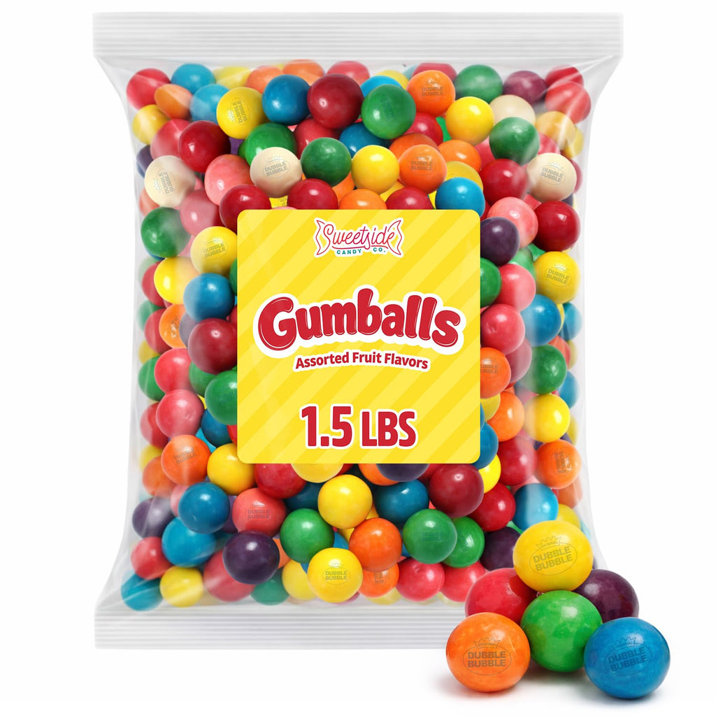 1 inch Gumball Machine Refills, Bulk, 1.5 lb