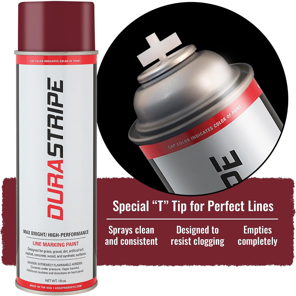 Athletic Field Marking Paint (Cardinal Red)