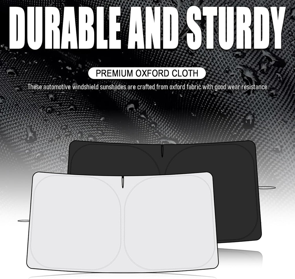 Car Windshield Sun Shade,Foldable Sun Shade for Car Windshield Compatible with Toyota Corolla,Oxford Cloth Sunshade