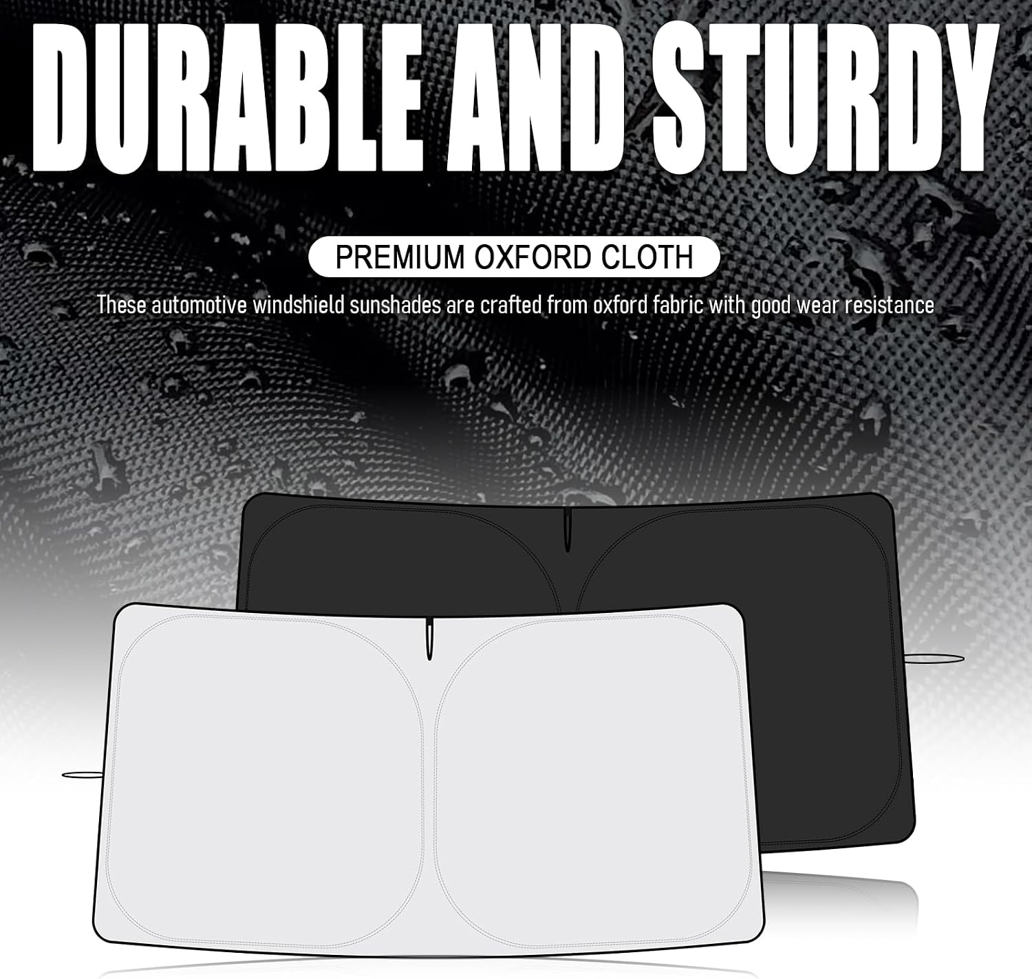 Car Windshield Sun Shade,Foldable Sun Shade for Car Windshield Compatible with Toyota Corolla,Oxford Cloth Sunshade