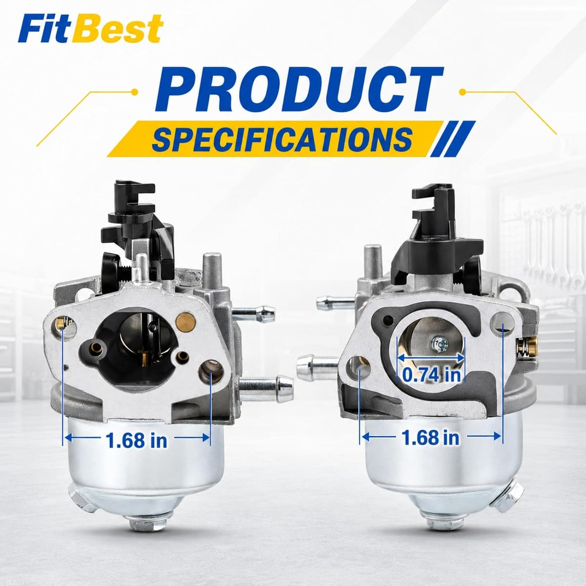 FitBest 951-10881 Carburetor Kit Compatible with MTD 2P70MU Lawn Mower