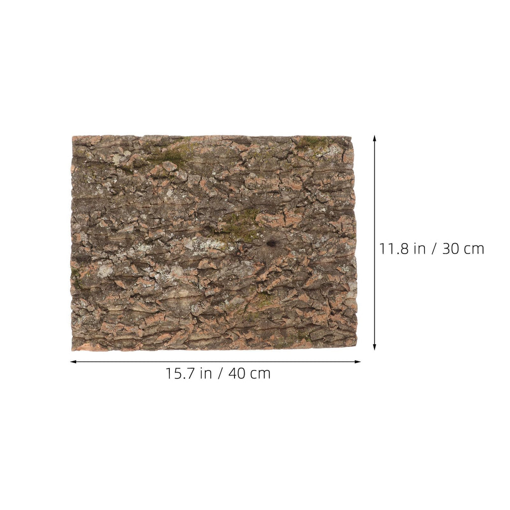 3 Pack Large Cork Bark for Reptiles, Terrarium Background Panels