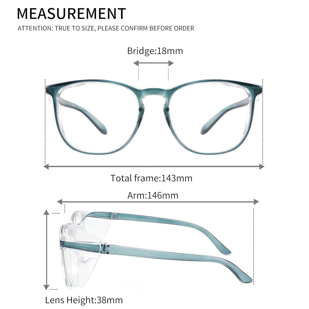Safety Glasses Anti Fog Goggles Protective Eyewear Blue Light Blocking Anti Dust UV Protection Glasses For Men Women