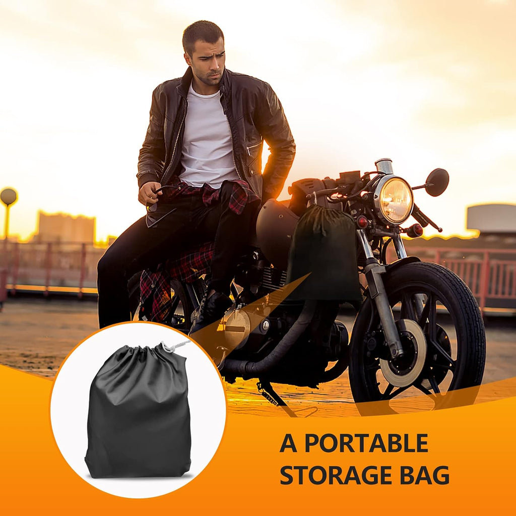 Universal Motorcycle Cover Waterproof Outdoor Storage All Weather Rain Snow Sun Winter All Season Durable with