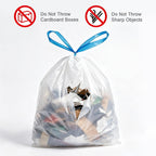 4 Gallon Small Trash Bags,1200 Count Drawstring Garbage Can Liners