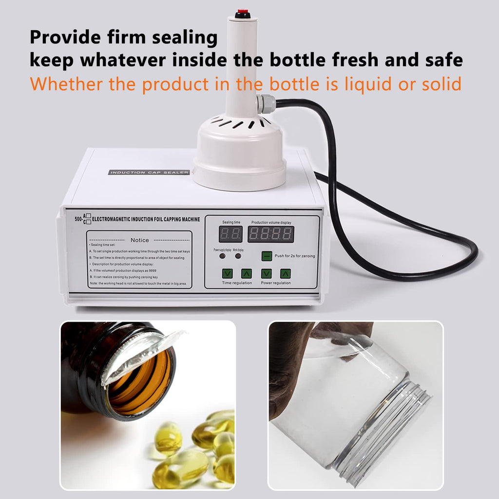Bottle Cap Sealer, Induction Heat Sealer