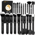 Makeup Brushes Set, Mlemle Professional 26 Pcs Makeup Kit, Include Powder Foundation Concealers Blush Eye shadows