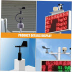 2 Pcs Wind Anemometer Shell Abs Wind Indicator for Direction Measurement Durable Indicator for Weather Stations