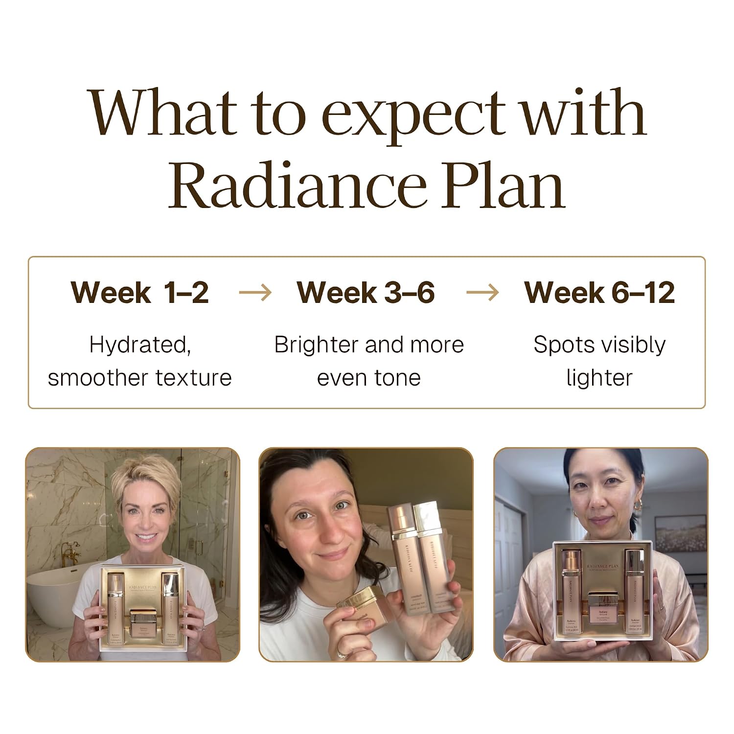 3-Step Dark Spot & Fine Lines System - Korean Skincare for Dark Spots, Wrinkles & Dull Skin - Facial Treatment with
