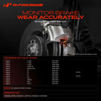 A-Premium Front Brake Pad Wear Sensor Compatible with Jaguar Models