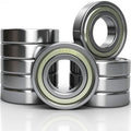 10 PCS 6207-ZZ Double Metal Seal Deep Groove Ball Bearings, Pre-Lubricated and Stable Performance and Cost Effective Bearings (6207 ZZ)