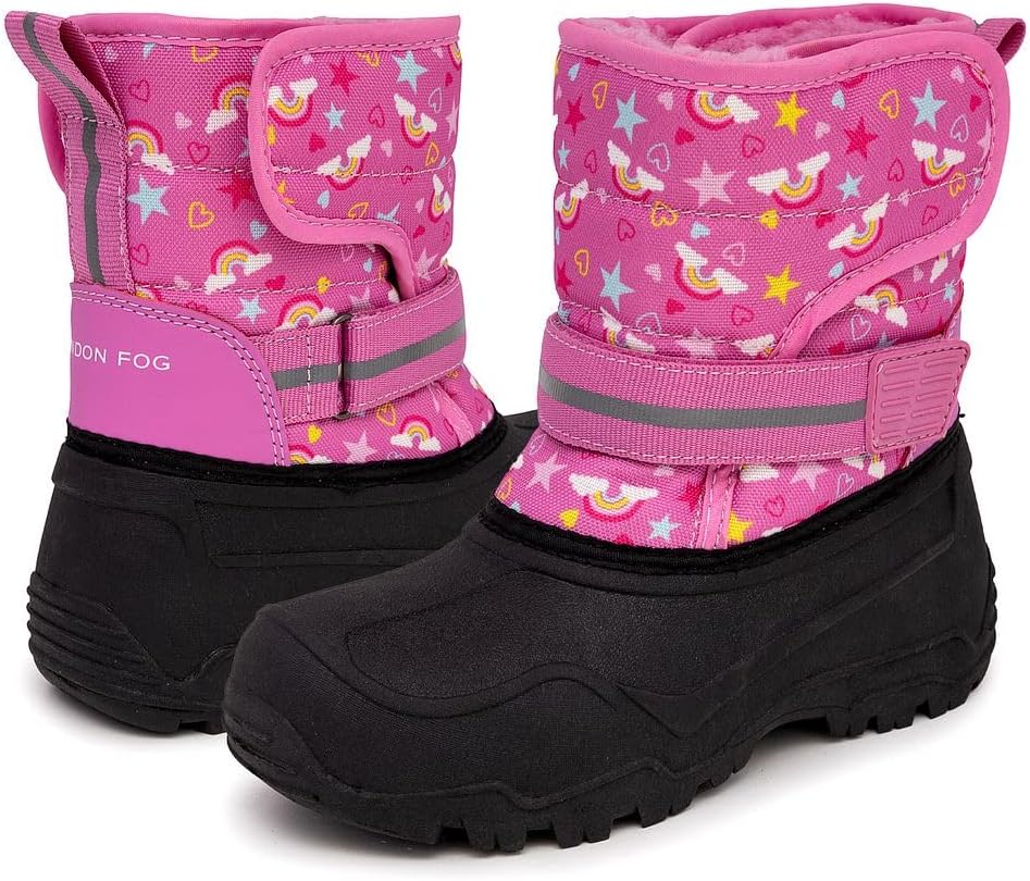 Dex Boys and Girls Snow Boots - Insulated Waterproof Winter Kids Snow Boots - Size Toddler, Little Kid and Big Kid