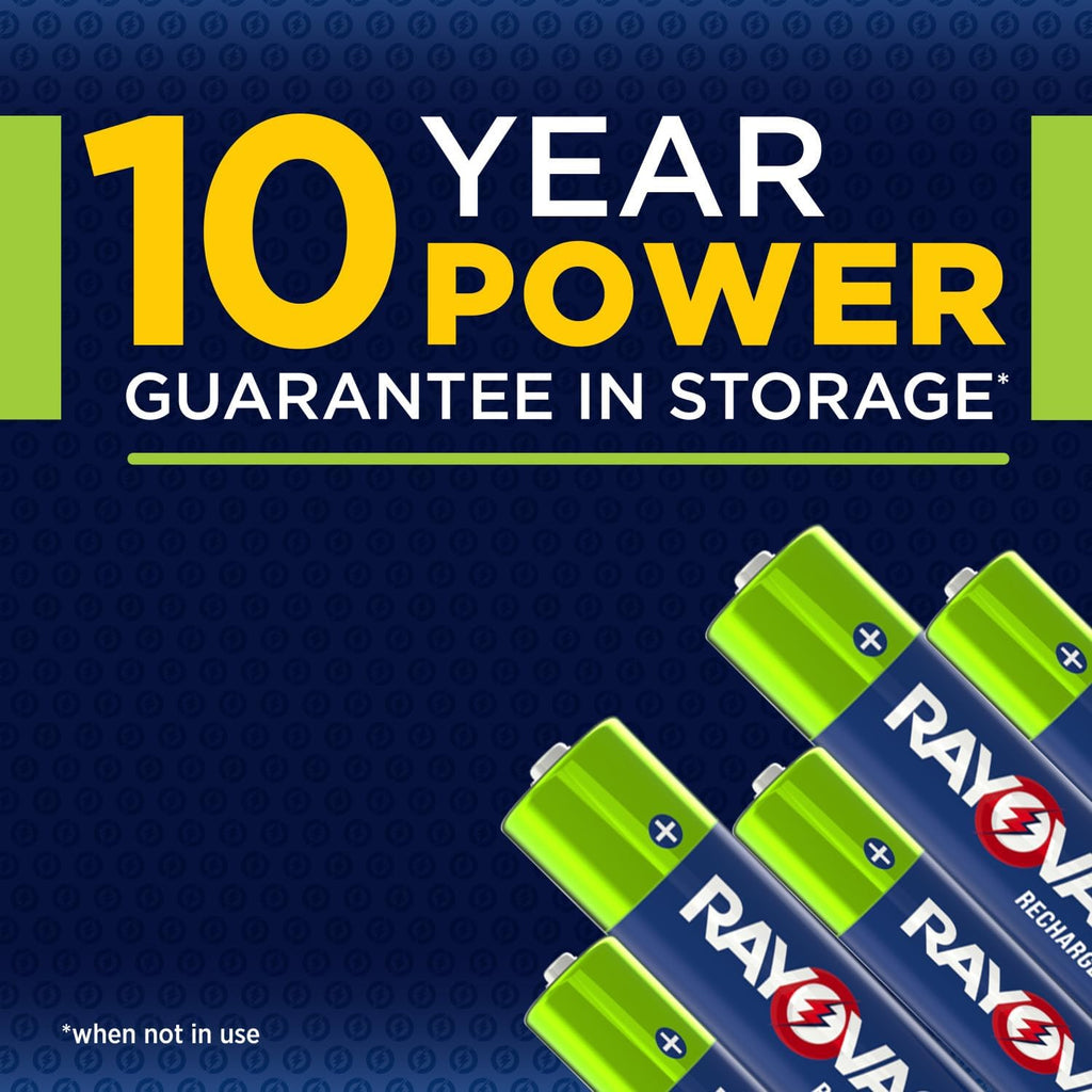 Rechargeable AA Batteries (4 Pack), NiMH Double A Rechargeable Batteries