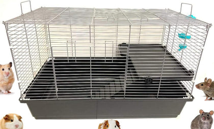Pet Products Large Universal Small Animal Home Critter Habitat Cage Tight 3/8-inch Wire Spacing for Wide Variety of