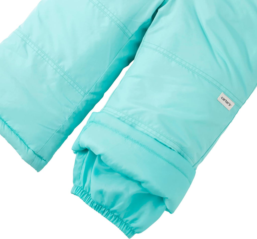 Unisex Kids Insulated Snow Bib Snow-ver-all Ski Pants