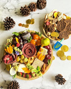25-Pack 10" Round & 25-Pack 7" Round Disposable Bamboo Plates | Perfect for Parties, Weddings, and Catering Events