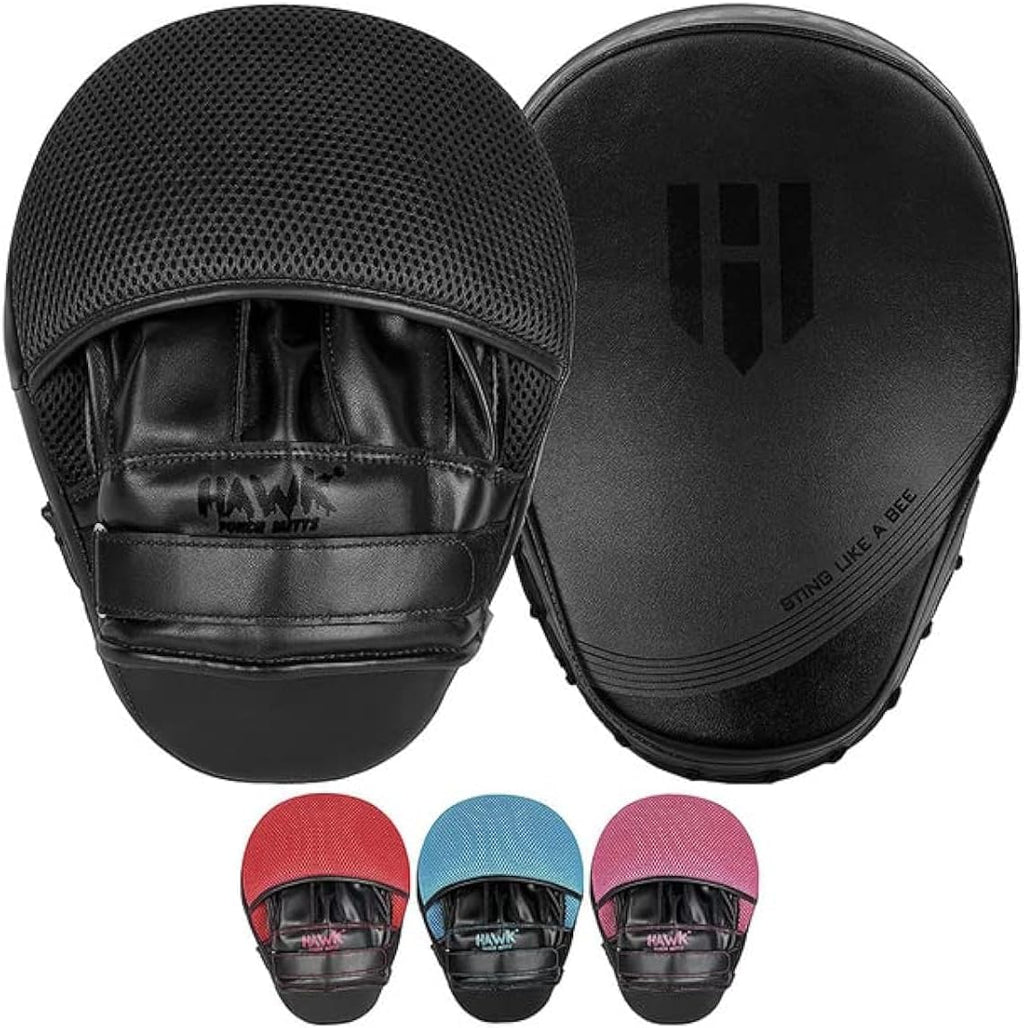 Punching Mitts for Men, Women, and Kids, Leather Focus Mitts for Martial Arts and Boxing Training