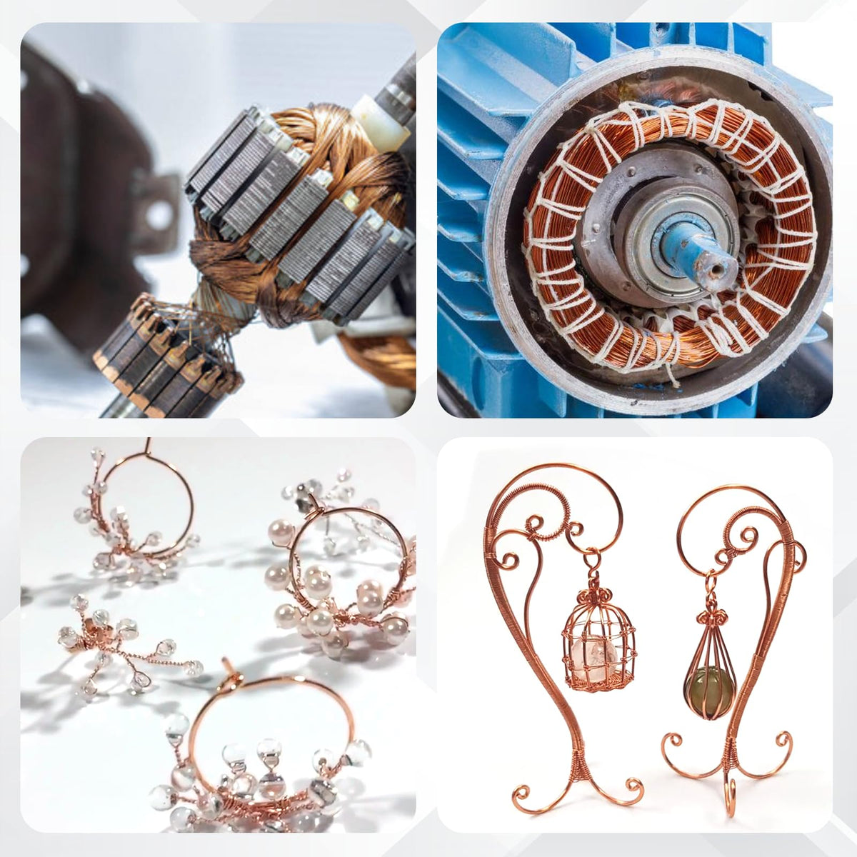 99.9% Bare Copper Wire 16 Gauge(1.3mm) 100FT(30.48m) for DIY Plants