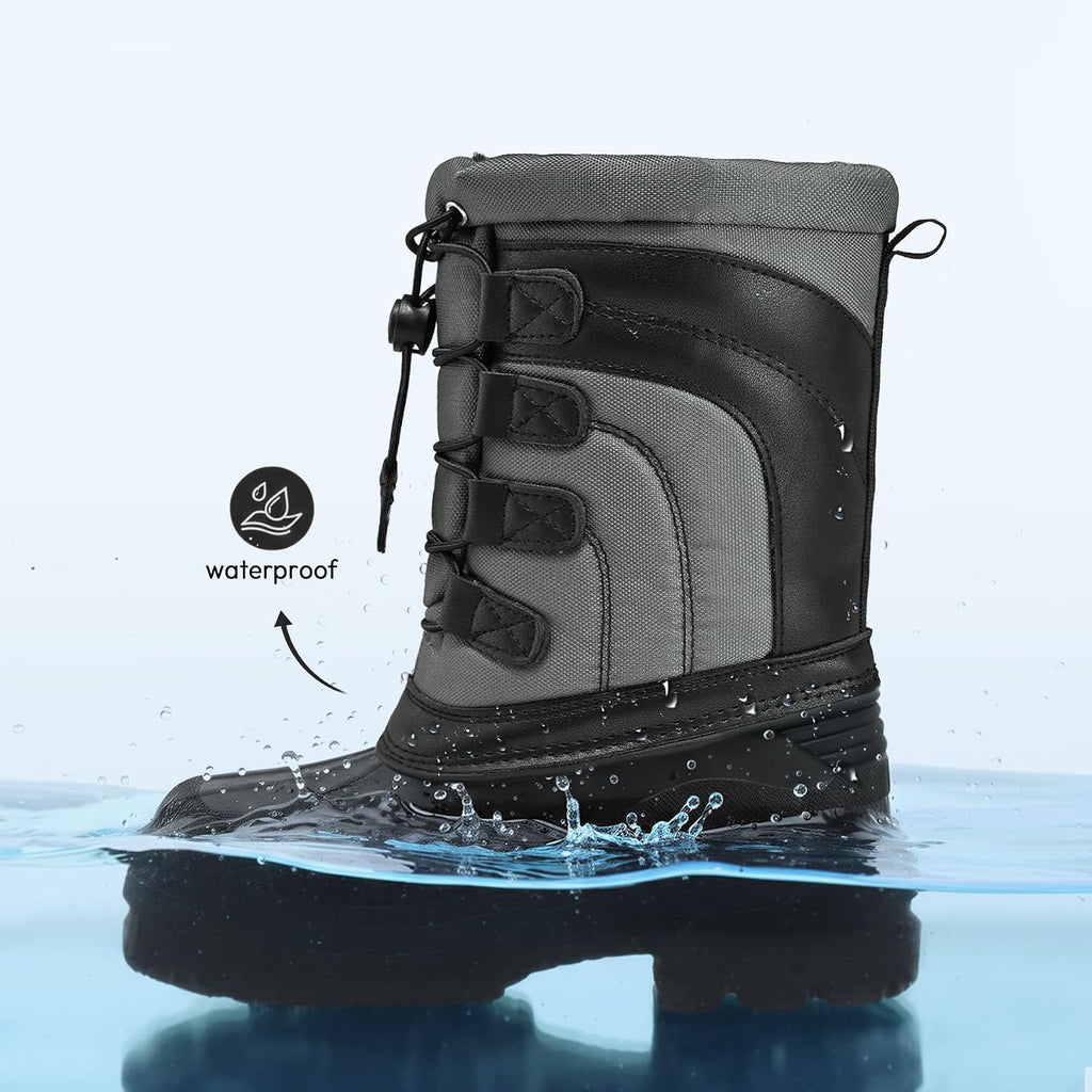 Boys Warm Anti-Slip Snow Boots