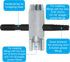 Grease Fitting Replacement Kit-Grease Zerk Tools and SAE &Metric Zerks