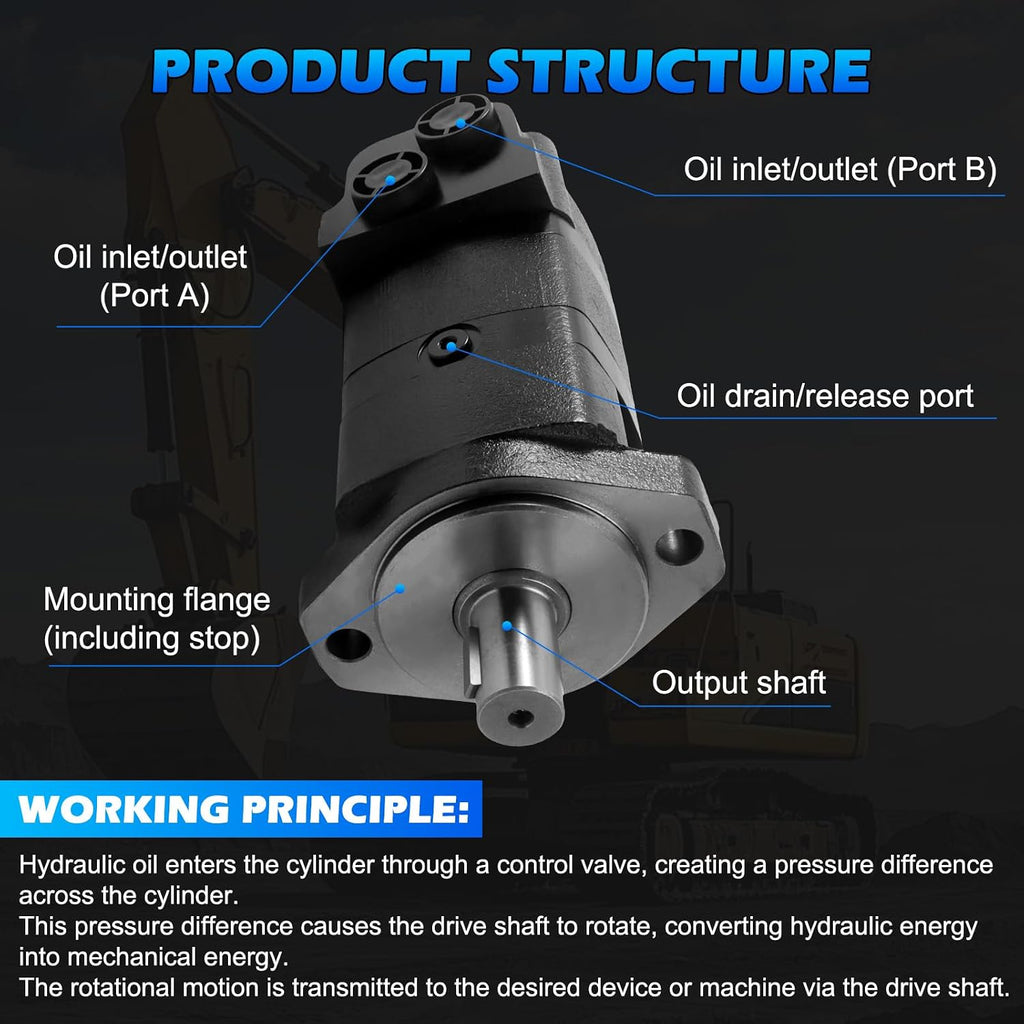 104-1006-006 Hydraulic Motor Replacement for Eaton Char-Lynn 2000 Series