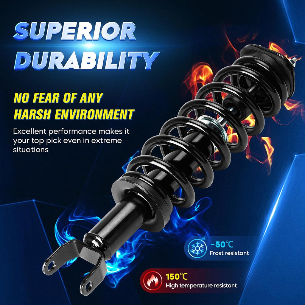 Front Strut Shock Assembly for Dodge Ram 1500 4WD 2009-2010, Ram 1500 4WD 2011-2018, Replace 172292, Left & Right, 2PCS