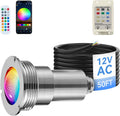 1.5 Inch led Pool Lights and Spa Light，LED Color Inground/Above Ground Pool & Spa Light, IP68 Waterproof, AC120V, (50FT)