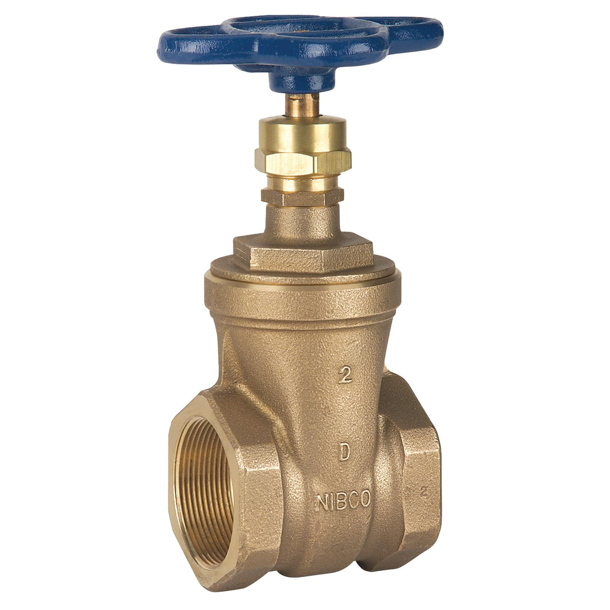 NIBCO Fig No T-133, 1 in. Bronze Gate Valve, Non-Rising Stem, Threaded