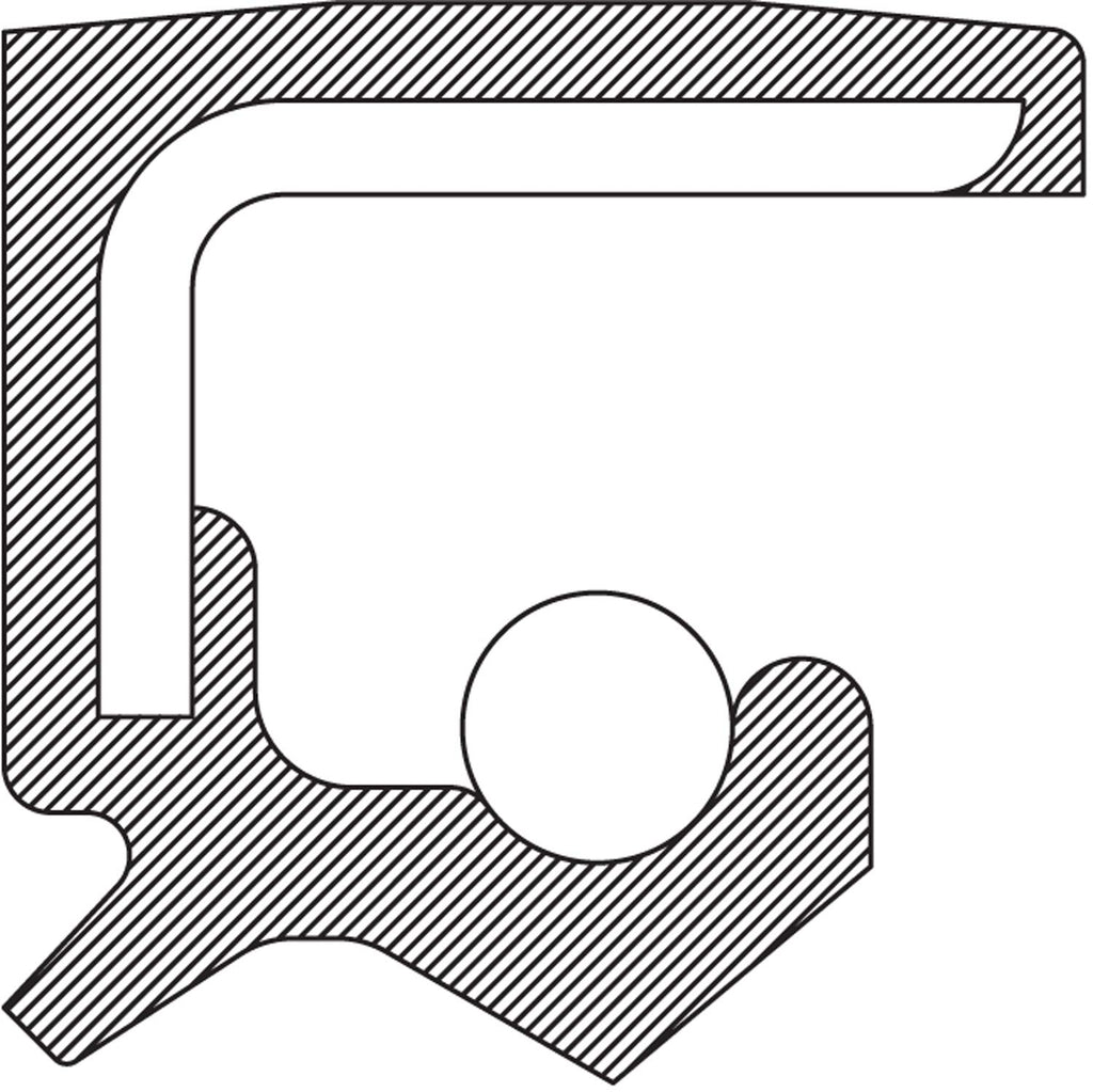 National 710289 Engine Crankshaft Seal for Mercedes-Benz E350