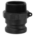 Kozelo 2-1/2" x 2-1/2"Male NPT Type F Cam Lock Hose Fitting Camlock Adapter