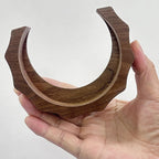 Walnut Wood E61 Grouphead Ring Anti Scald Cover for Espresso Machine Brew Head Protection 4.65 Inch Diameter