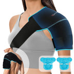 Shoulder Ice Pack Wrap, Shoulder Brace for Shoulders Pain Relief