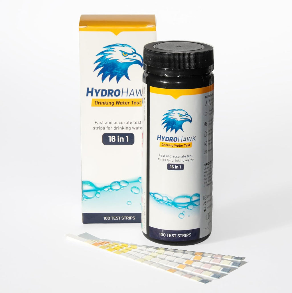 16-in-1 Drinking Water Test Strips (100 Pack) – Water Testing Kit