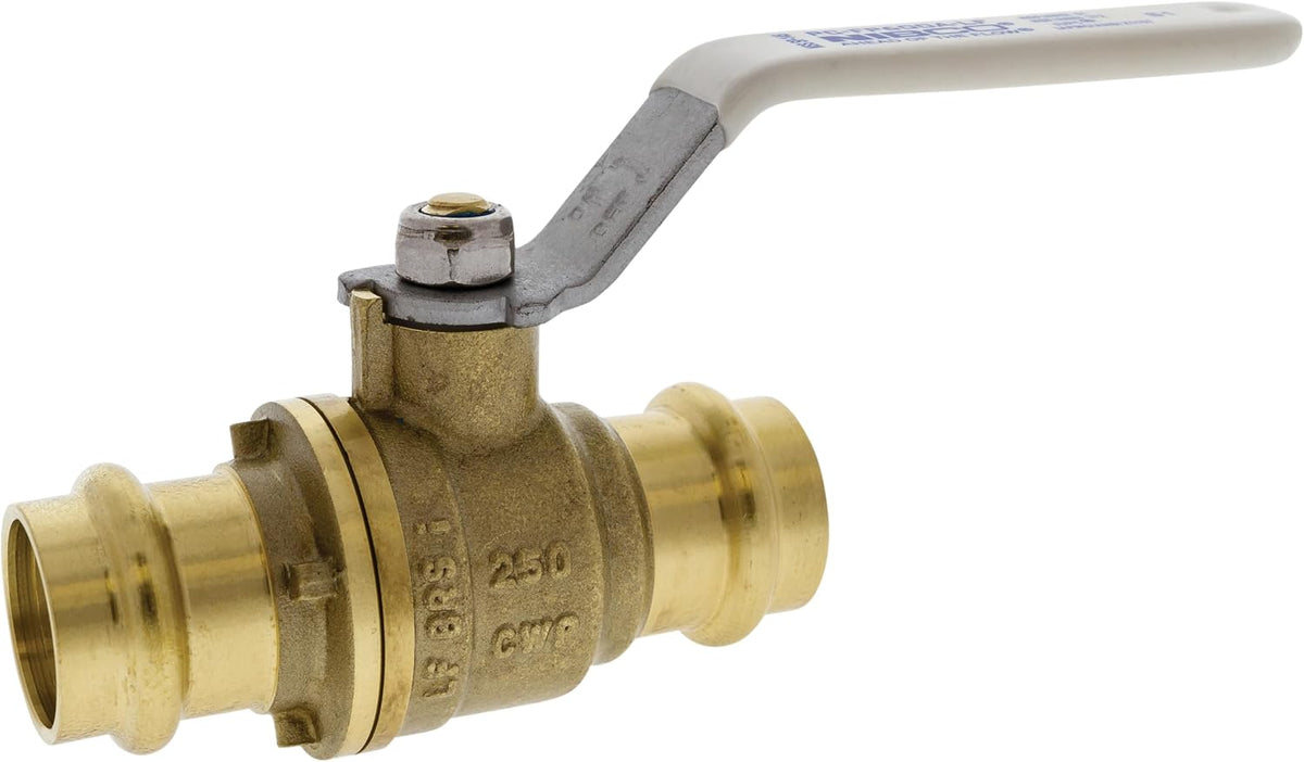NIBCO 1/2 In. Brass Press Fit Ball Valve - 1 Each