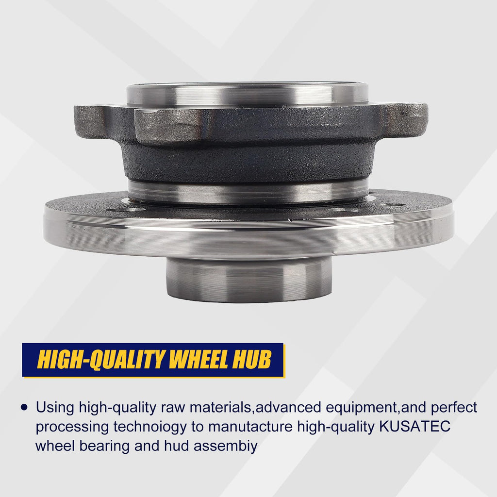 KUSATEC 513226 2pcs Front Wheel Bearing and Hub Assembly