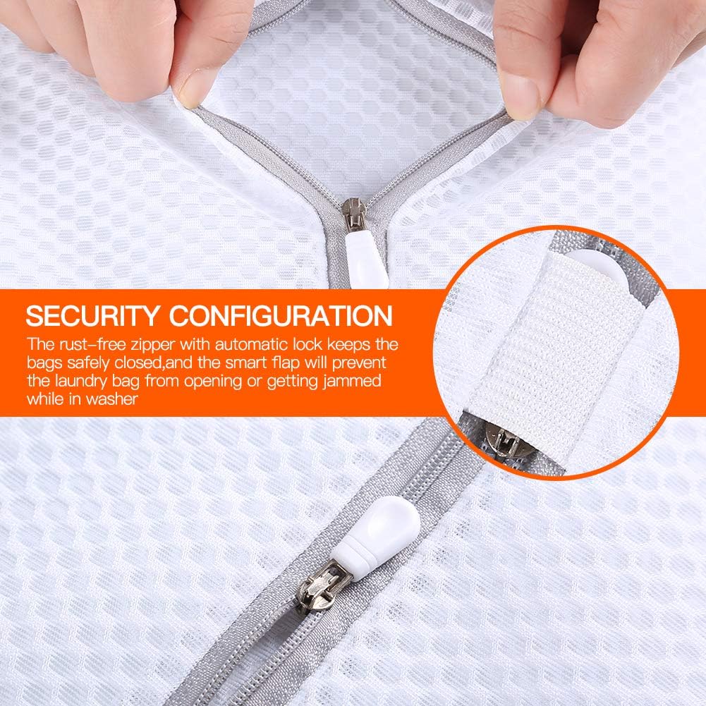 Laundry Bags Mesh Wash Bags, Large Garment Bag for Washing Machine | Extra Large Lingerie Bags for Washing Sheet