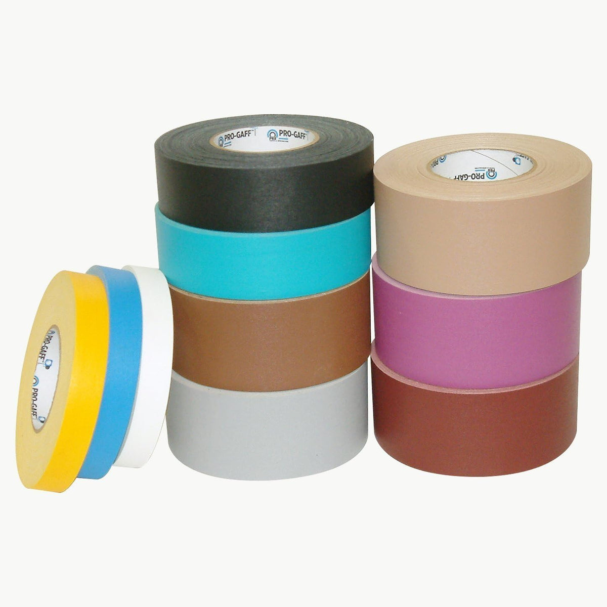 Gaff / Gaffers Tape .5, 1, 2, 3, & 4 Inch Widths X Variable Lengths, 2 Inch, Black