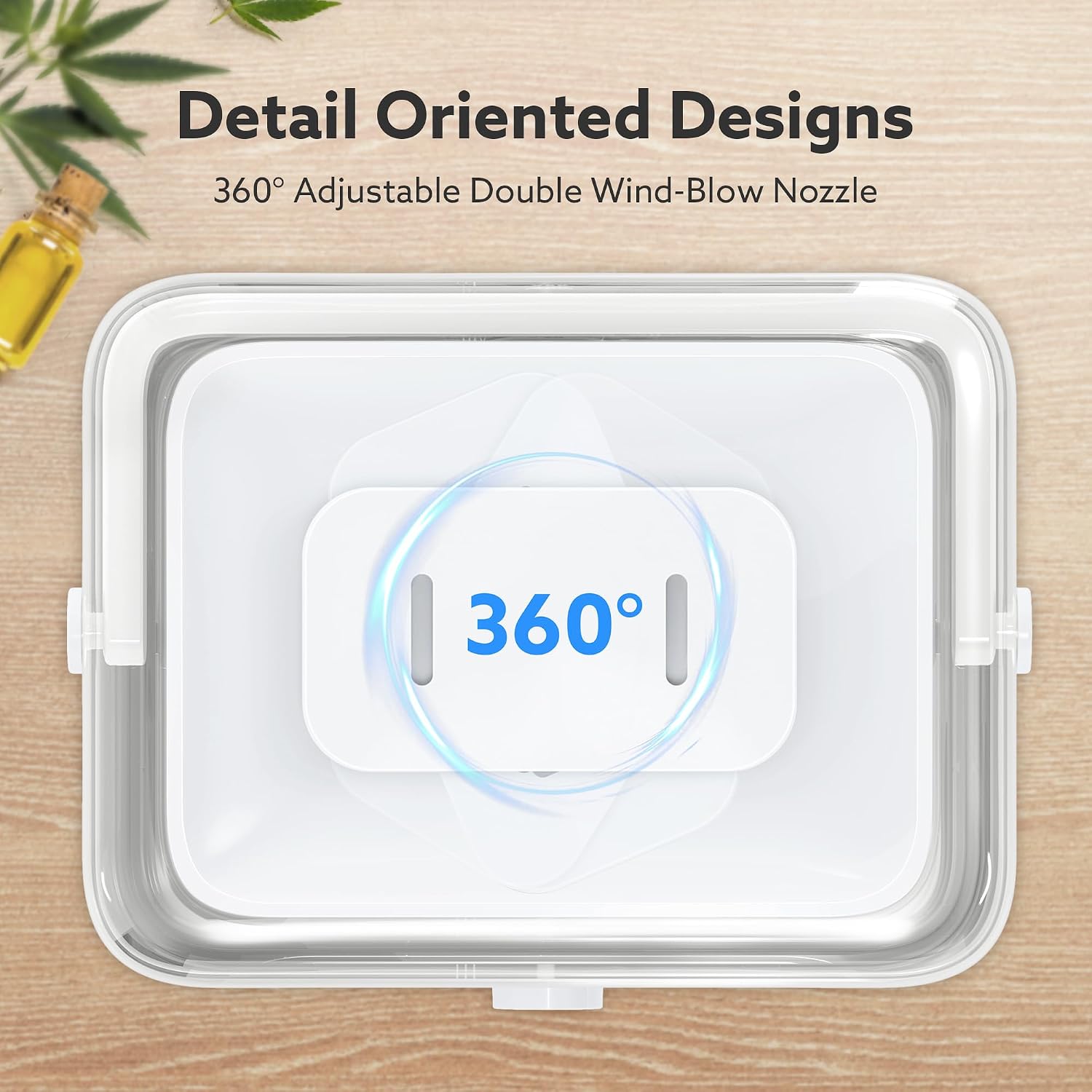 6L Humidifiers for Bedroom, Cool Mist, 26dB, 50H Runtime, White | Top Fill Humidifiers for Home, Baby Nursery, Large