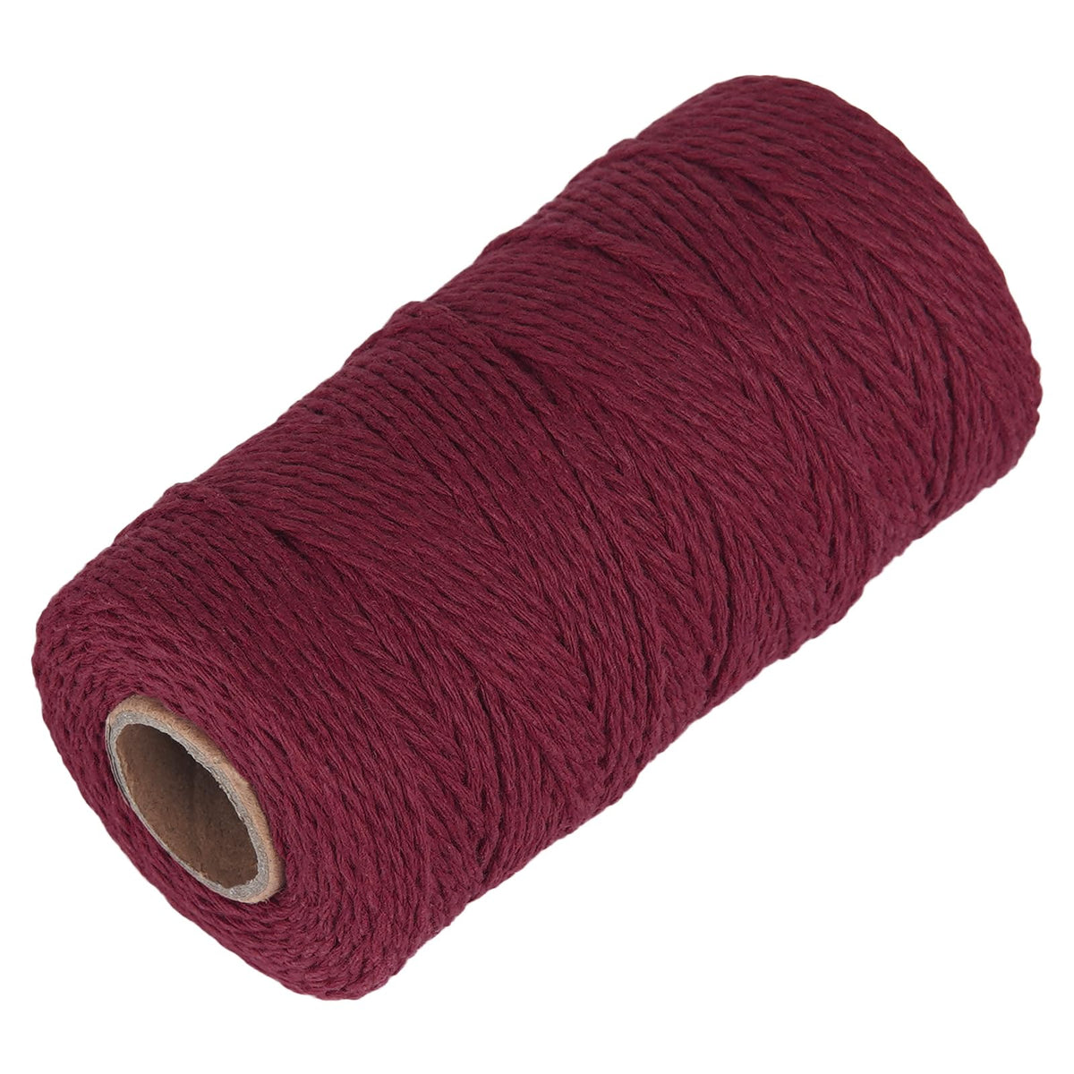 Red Natural Cotton Twine, 328ft 2MM for Crafts & Wrapping