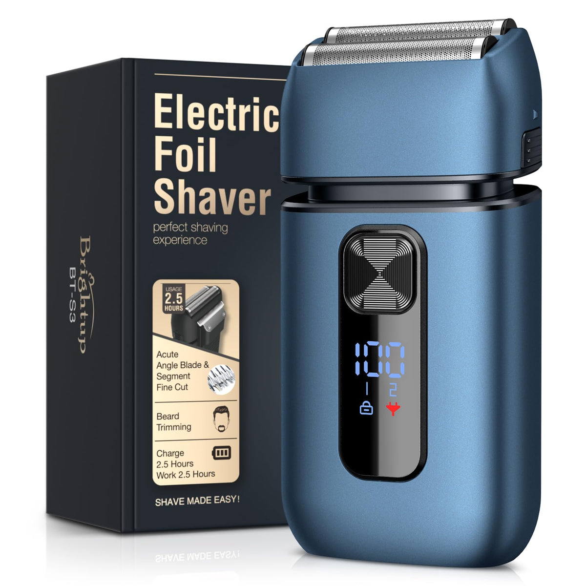 Foil Shaver for Men, Electric Razor with Smooth Close Shaving