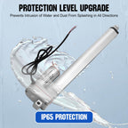ECO-WORTHY Linear Actuator Heavy Duty 3000N/660lbs with Mounting Brackets Multi-Function (12V, 4"）