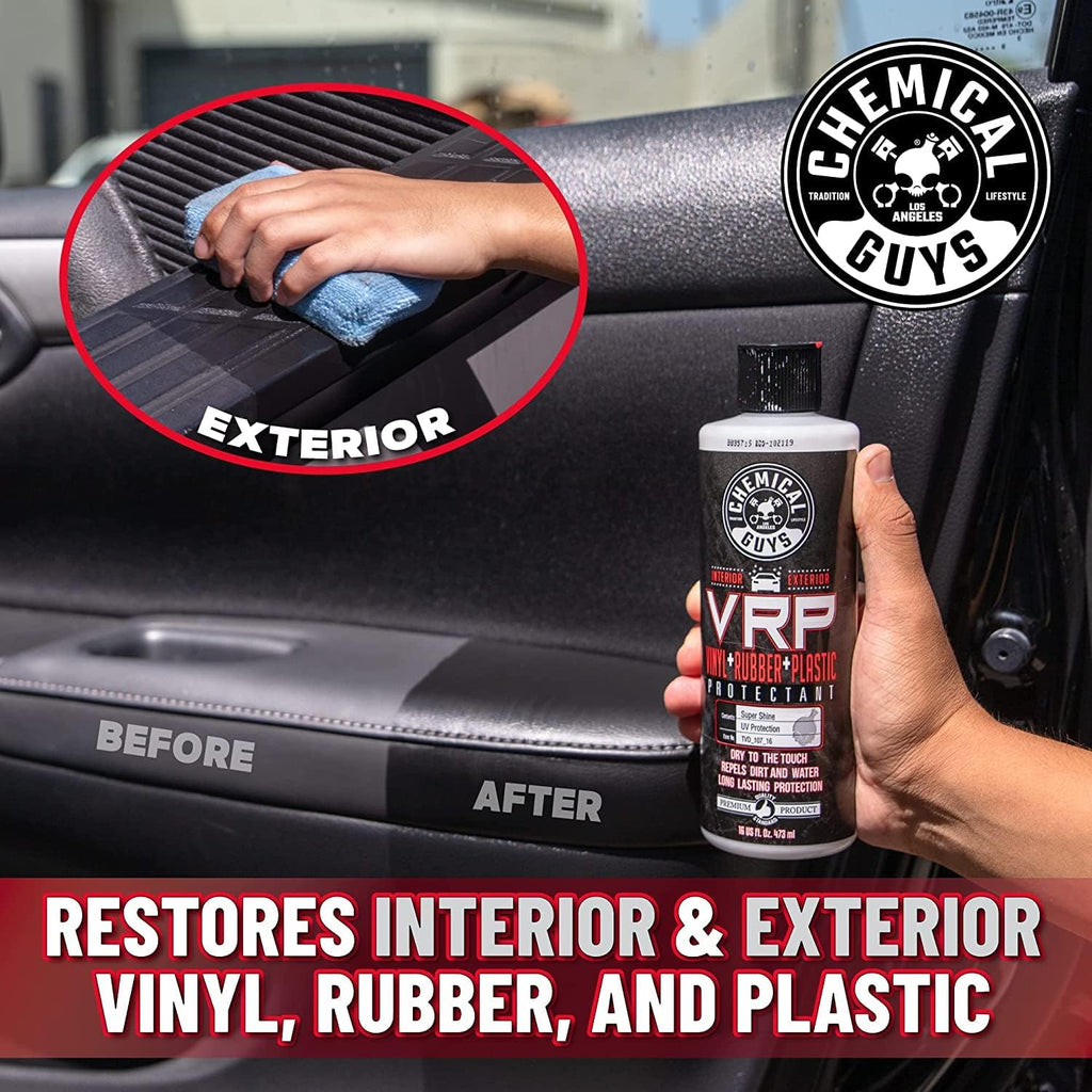 VRP Vinyl, Rubber & Plastic Dressing & WonderWave Kit, 16 oz | Water-based VRP dressing plus two foam applicators for