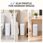 MOAPLL 3.2 Gallon Automatic Bathroom Trash Can with Lid, Motion Sensor