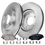 ALLCOMBO 11.81" Front Brake Kit Compatible with 2003 2004-2008 Honda Pilot