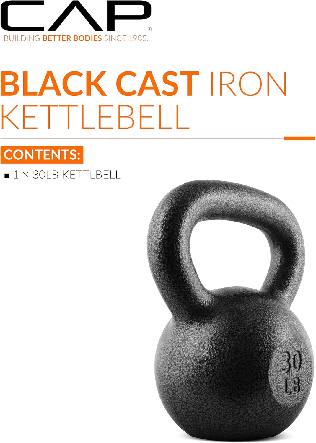 Barbell Cast Iron Kettlebell - Singles and Sets, Multiple Weight Choices
