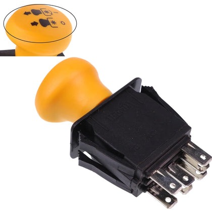 PTO Switch 7 Terminals 725-3233 Compatible with Cub Cadet MTD RTZ XT2 ZT1 ZTR Zero Blade Clutch Fits 1515, 1517