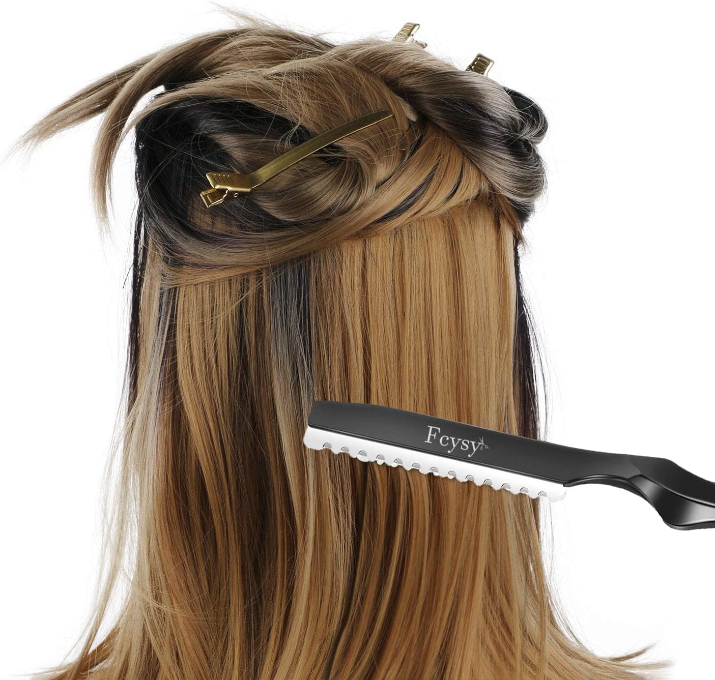Professional Hair Shears Thinning Scissors Set, Fcysy Barber Shears Hair Cutting Scissors Kit, Hairdresser Trimming
