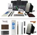 USA Bronze Edition Ski & Snowboard Tuning Kit with Ski and Snowboard All Season Wax, Wax Iron, Angled Edge Tuner